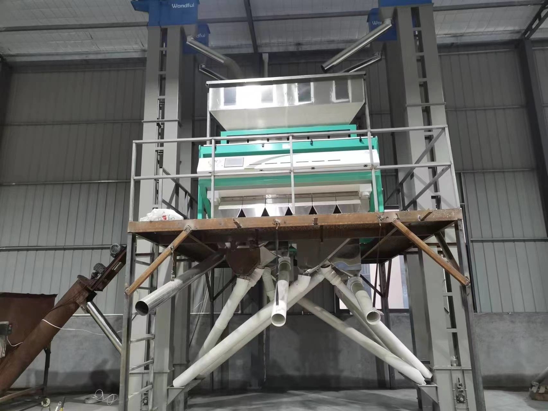 Wenyao 12 Chute Máquina de triagem de cor de trigo de grande capacidade