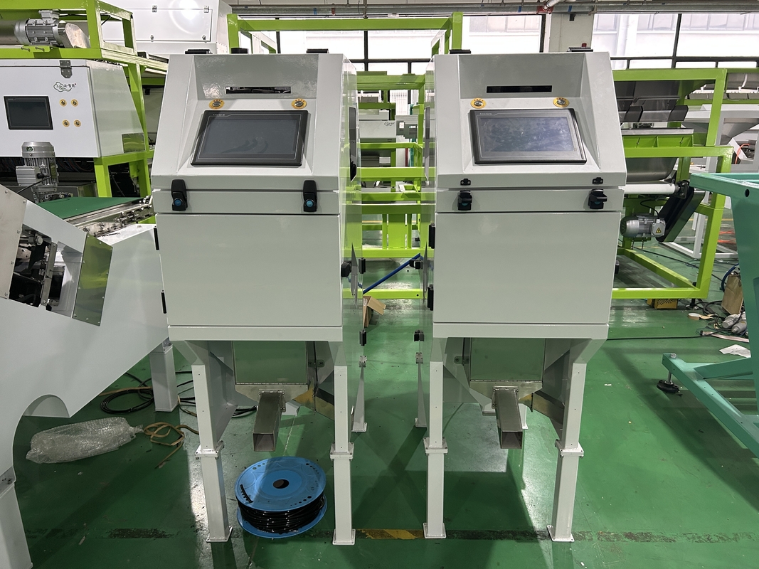 Máquina de classificação de cores de arroz com inteligência artificial