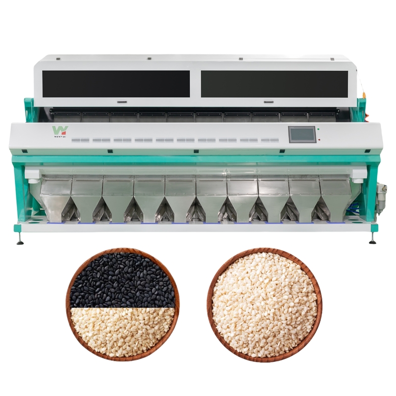 Wenyao 10 Chute Sesame Color Sorter Equipamento Multifunção Grão Color Sorting Machine