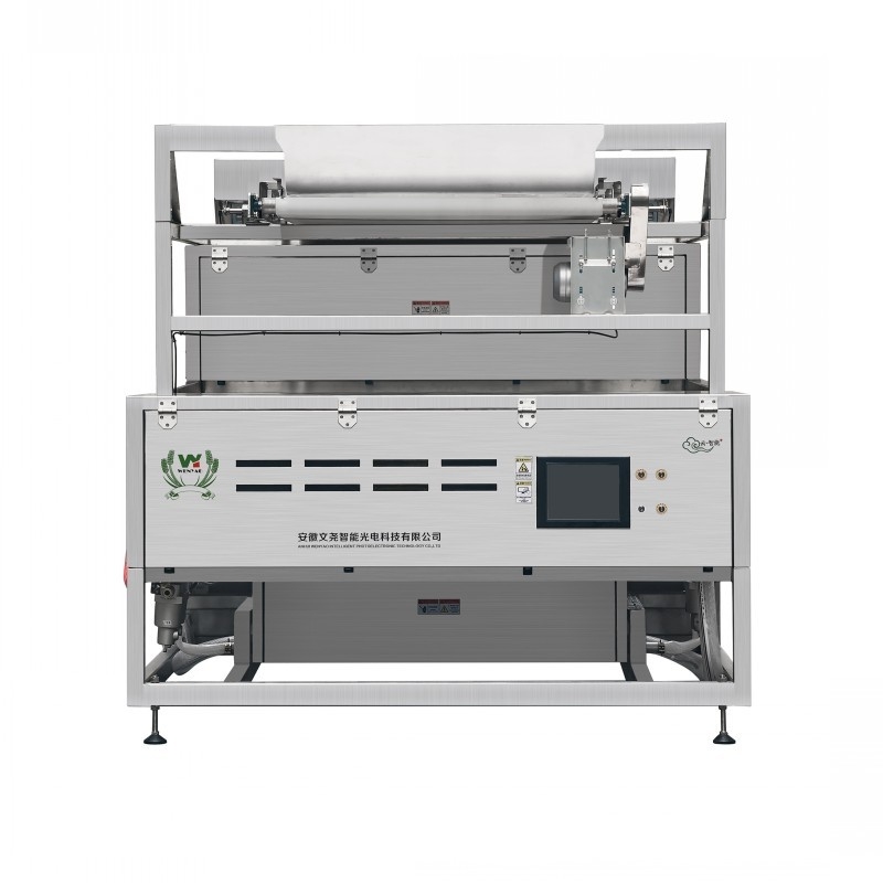 WenYao New Wet Recycled Amber Glass Color Sorting Machine Line Glass Cullet Color Sorter Machine Line para vidro quebrado