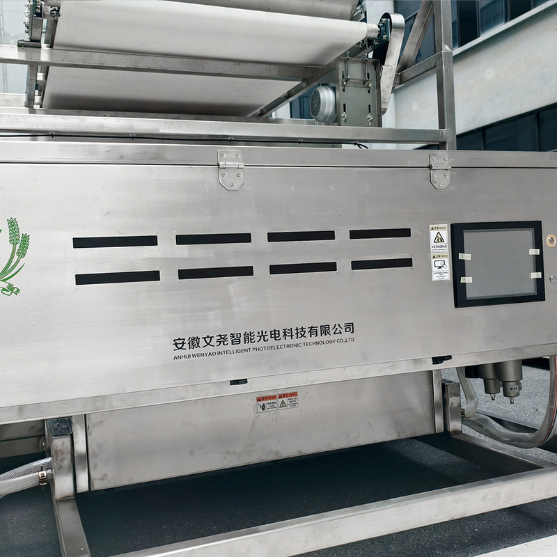WenYao New Wet Recycled Amber Glass Color Sorting Machine Line Glass Cullet Color Sorter Machine Line para vidro quebrado