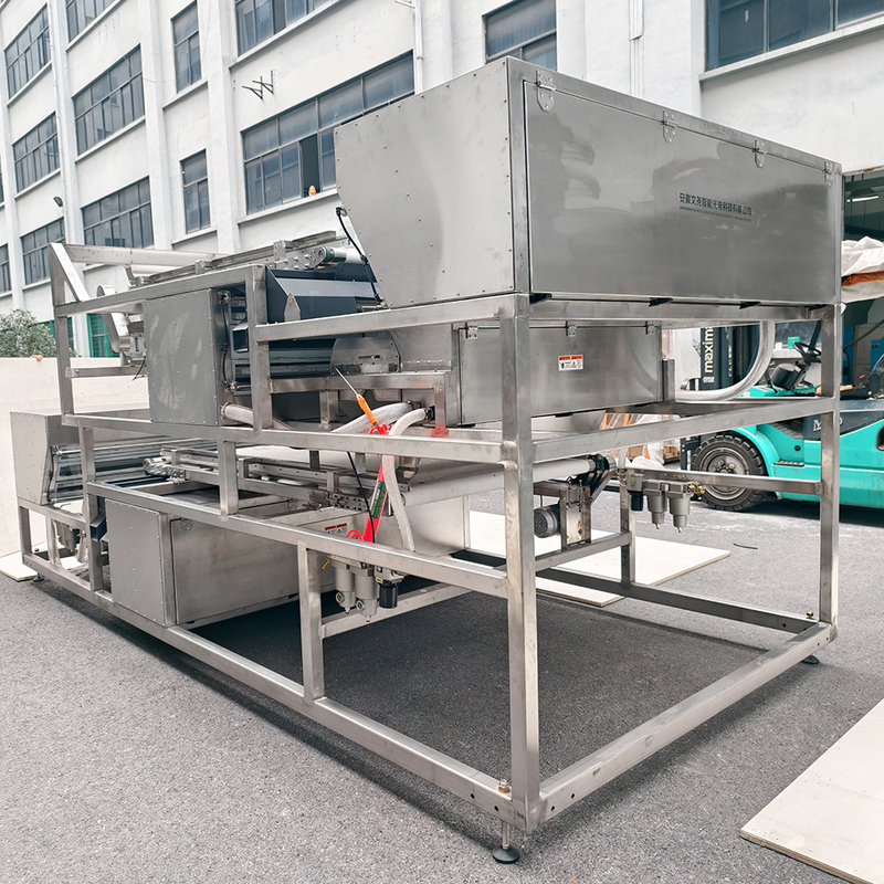 WenYao New Wet Recycled Amber Glass Color Sorting Machine Line Glass Cullet Color Sorter Machine Line para vidro quebrado