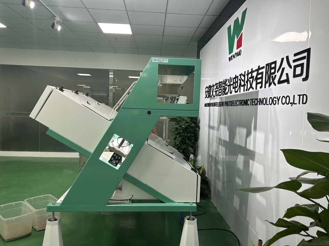 Profissional 2 Chute AI Aprendizagem Amêndoa Pistache Amêndoa Color Sorter Machine