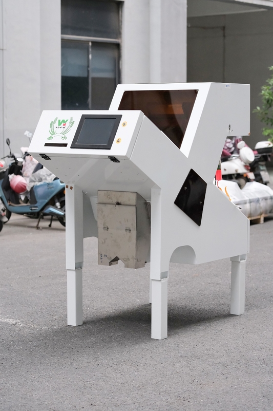 WENYAO Mini Chute Frutas desidratadas Máquina de triagem óptica Abricóis secos Pêssego Maçãs Colour Sorter Remover Estambos Molde de talco