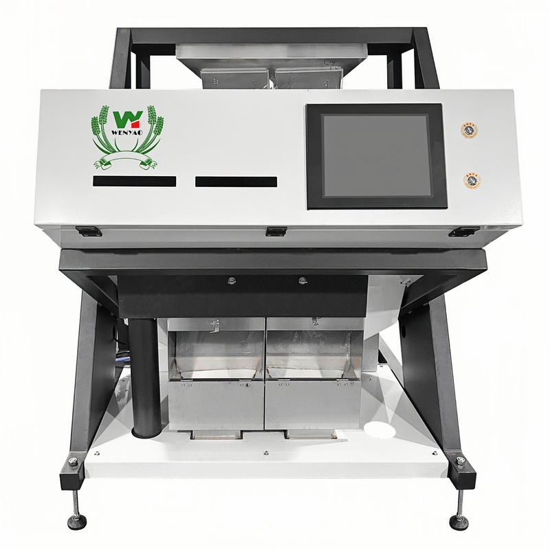 Wenyao 2 Chute 128 canais Máquina de seleção de cores de grânulos de coco inteligentes