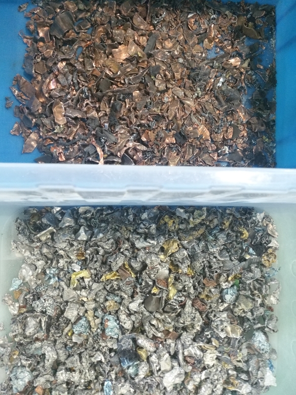 Máquina de classificação de cores de cobre e alumínio de estilo cinturão industrial altamente eficiente