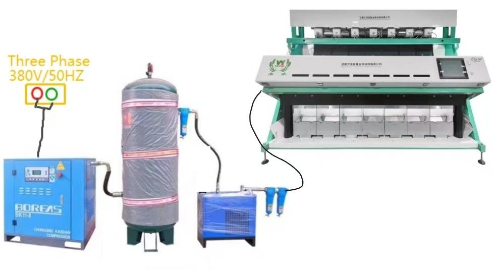 Wenyao Máquina automática e eficiente de triagem de flocos de plástico e grânulos de plástico PET