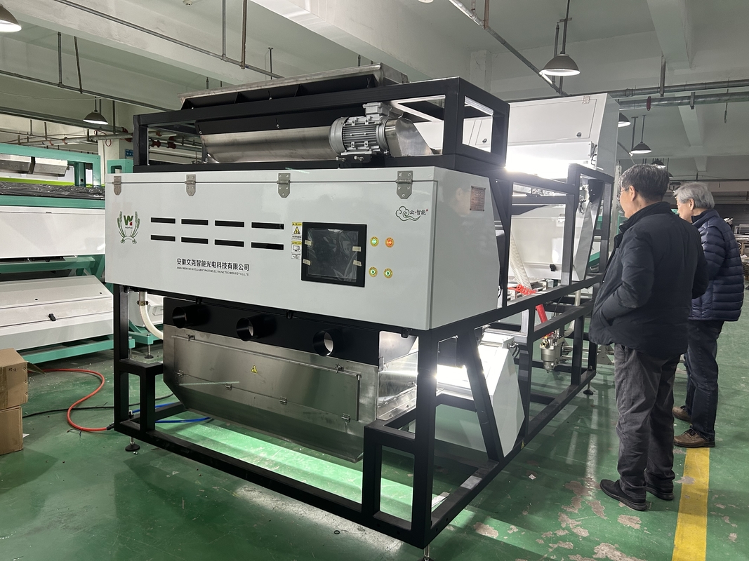 WYDB4 Separador de cores de feldspato de potássio Quartz areia de pedra 10-20tons por hora Máquina de triagem de cores de rastreador
