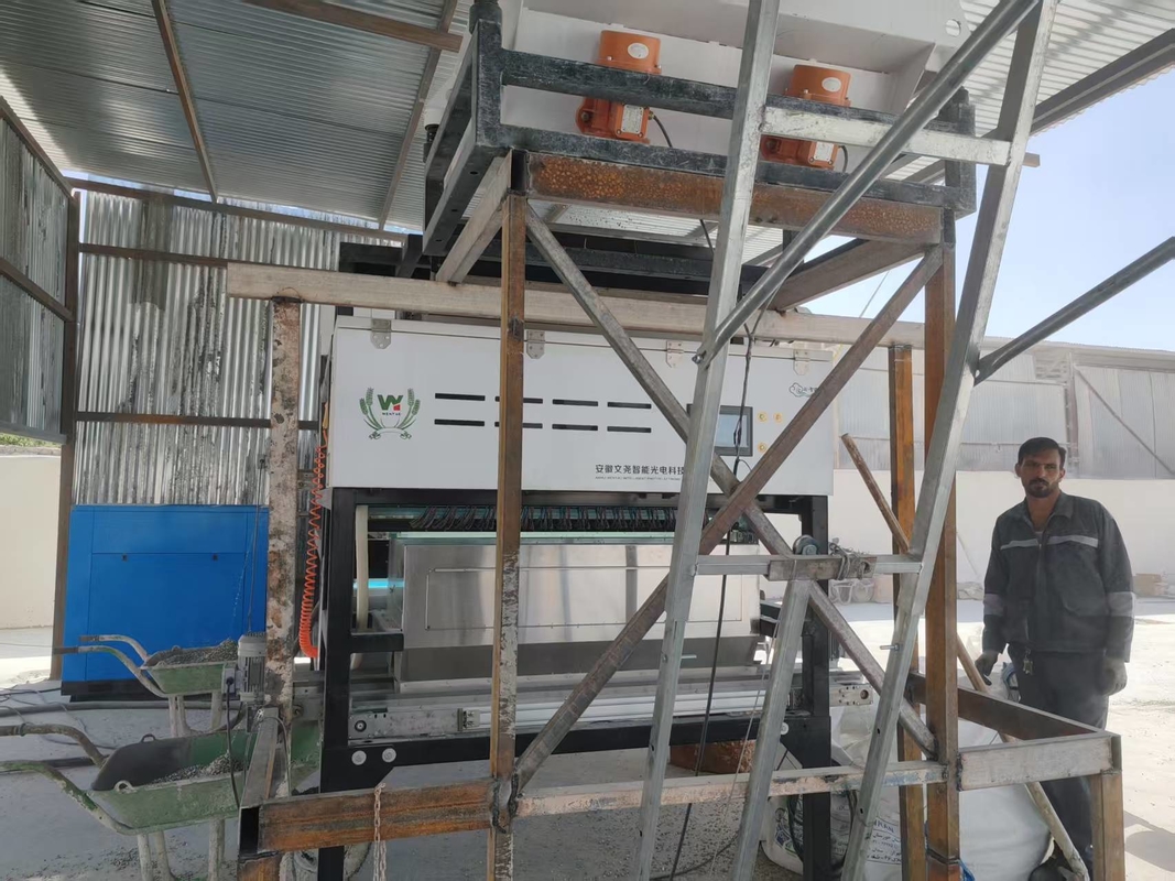 Máquina de Classificação de Cores CCD para Garrafas de Vidro Quebrado de Dupla Camada