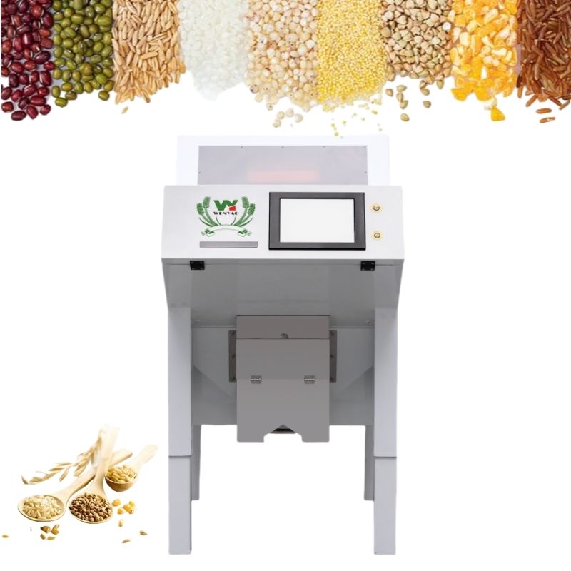 Máquina automática de triagem de cores de pimenta preta para triagem de sementes de feijão de alta precisão