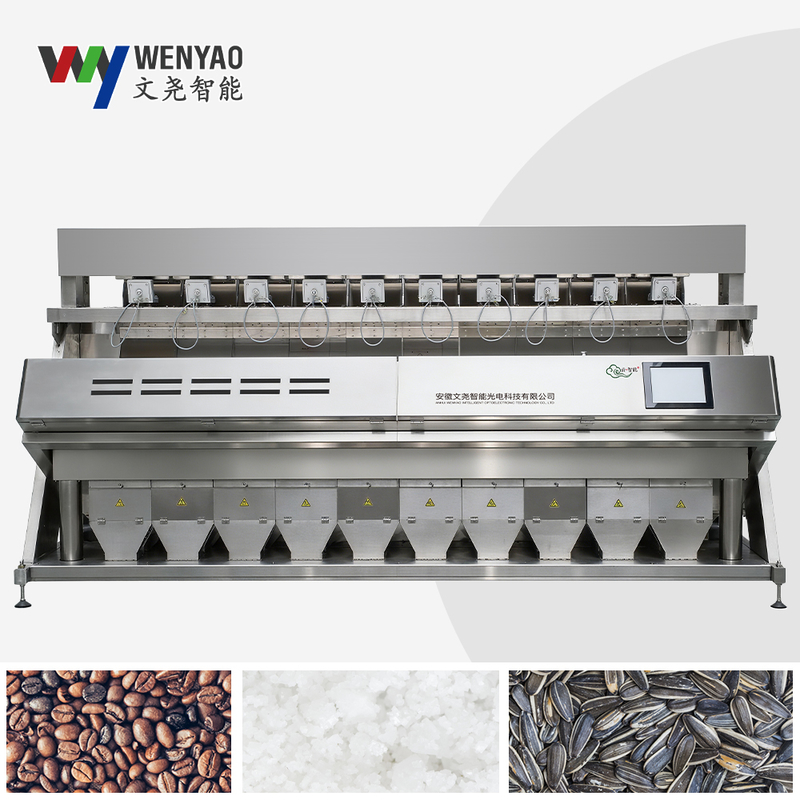Wenyao 10 Chute High Technology AI Learning ABS PVC PET Máquina de classificação de cores de plástico