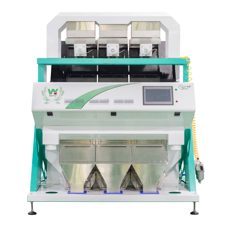 Classificador de cores CCD para amendoim, amêndoas, nozes, máquina de classificação inteligente de cores com alta precisão