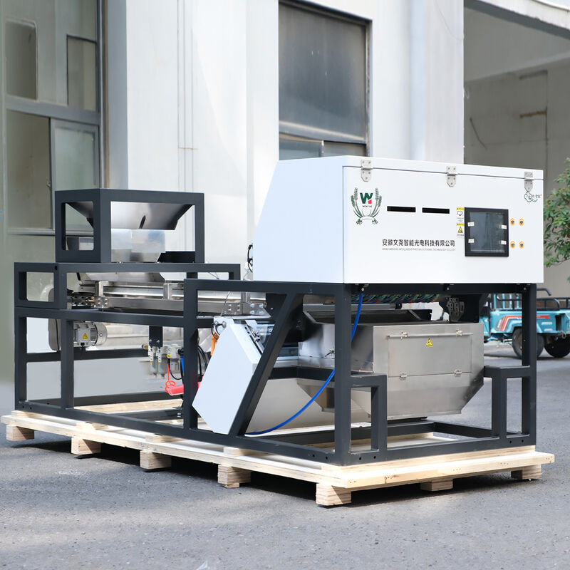 Máquina de Classificação de Cores Inteligente para Serviços Pesados Wenyao com Câmera CCD RGB para Classificação de Pimenta e Alho e Saída de 1000-1500 kg/h com Controle Remoto Wifi