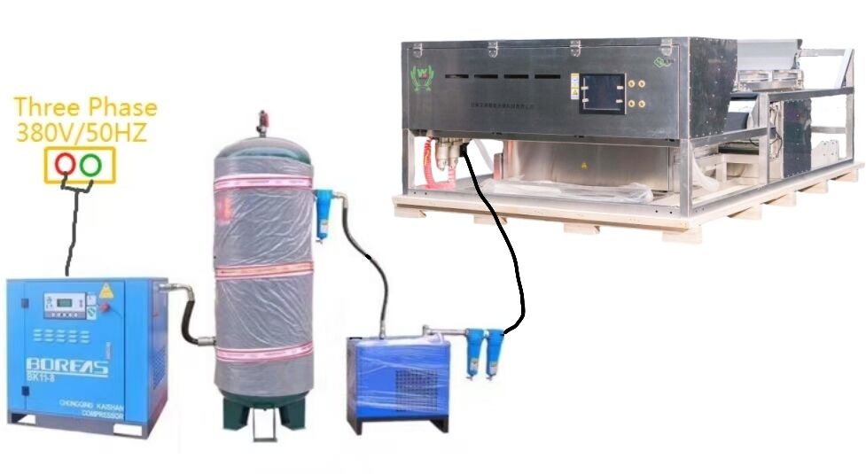 Classificador de Cor de Bagas de Zimbro Wenyao Correia Larga Aço Inoxidável Mirtilo Morango Framboesa Preço de Fábrica da Máquina de Classificação de Cor com Certificado CE Controle Remoto