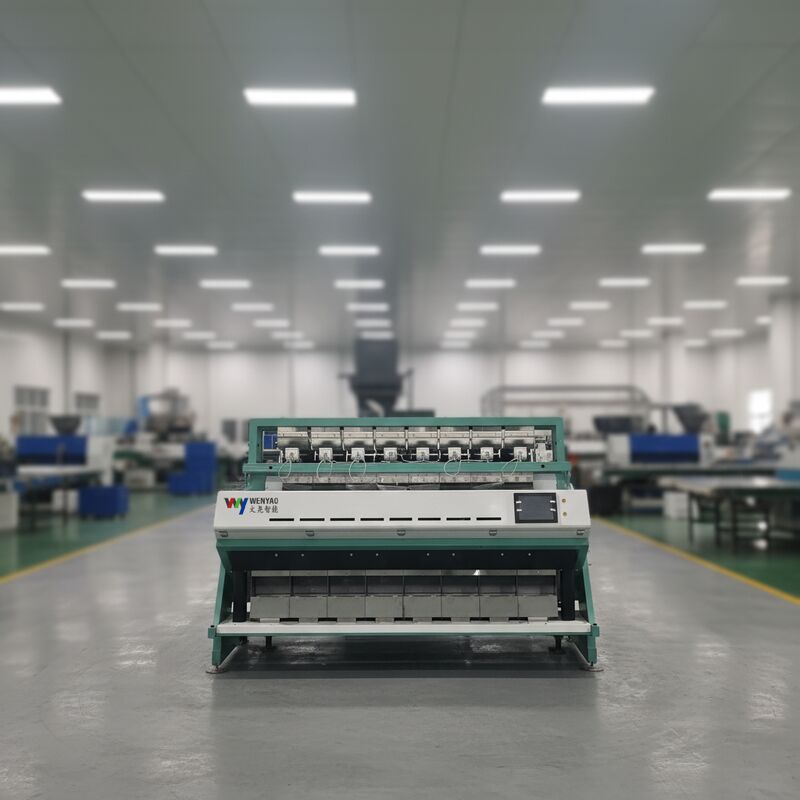 WENYAO 8 Chutes Pulses Sorting Machine for Lentil Chickpea Optical Beans Color Sorter para venda