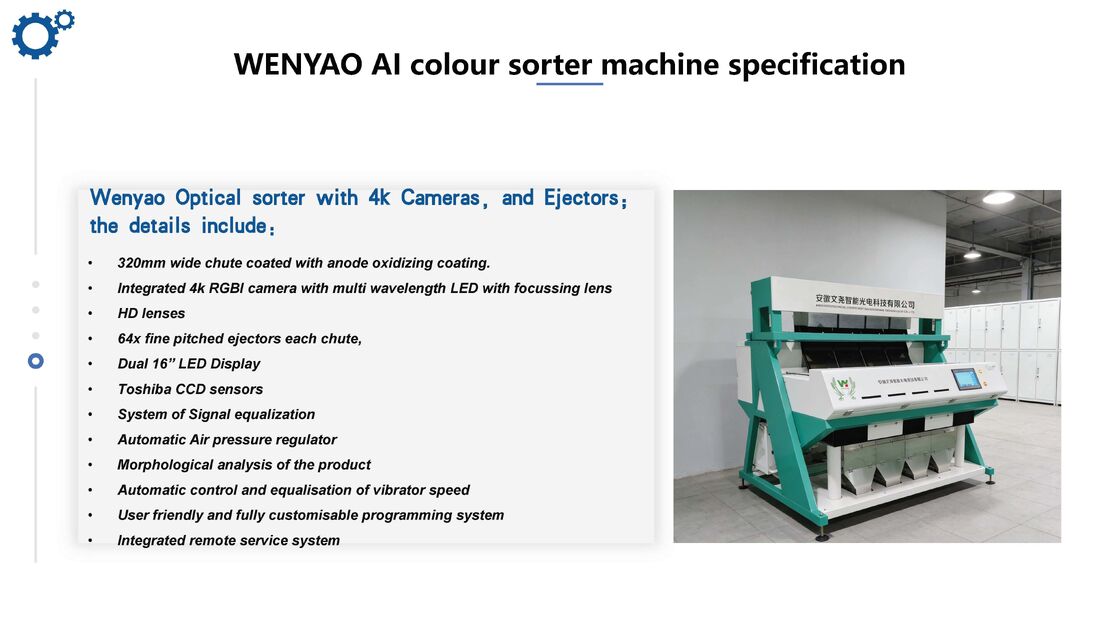 WENYAO CCD High Speed Color Grain Sorting Machine para Grãos de Café e Culturas Máquina de Seleção Multi-Granos