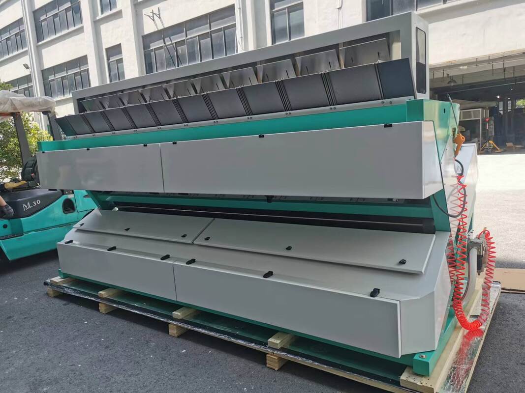 Wenyao High Sorting Accuracy ≥99.9% 10 Chutes (640 Channels) Full Color RGB CCD Sensor Color Sorter Machine