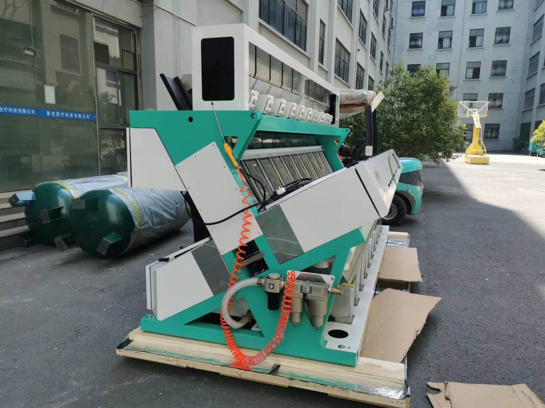 Wenyao High Sorting Accuracy ≥99.9% 10 Chutes (640 Channels) Full Color RGB CCD Sensor Color Sorter Machine