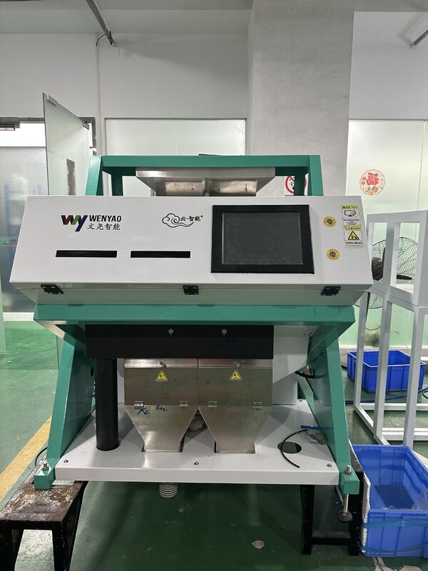 WENYAO Alta precisão 2 canais Nuts Color Sorter Remover Moldy Shell Podre Impuridade para todos os tipos de processamento de nozes