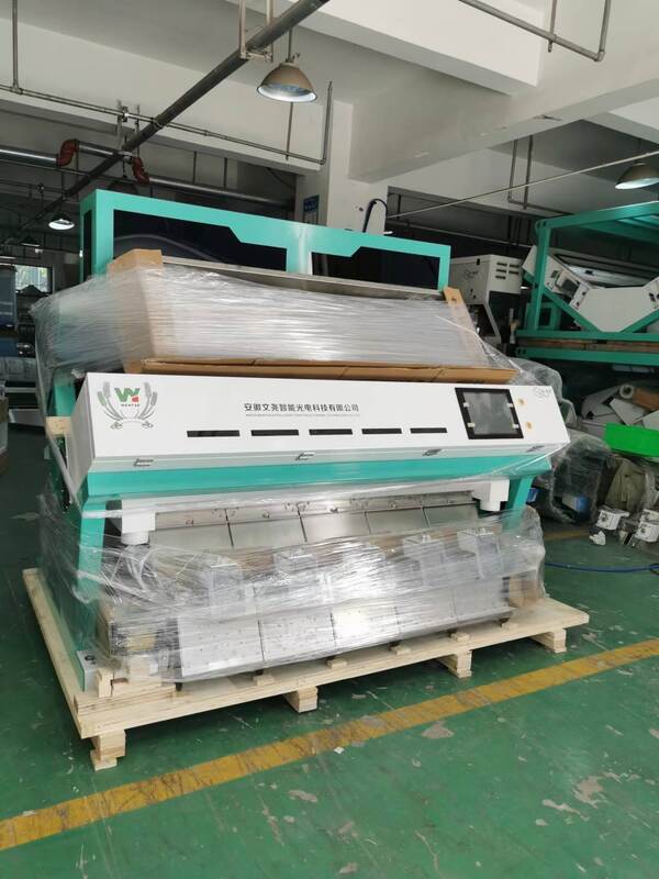 Wenyao AI Máquina de triagem óptica Máquina de triagem de cores para grãos de café Caturra Grão de café verde Cerejas Máquina de triagem de forma