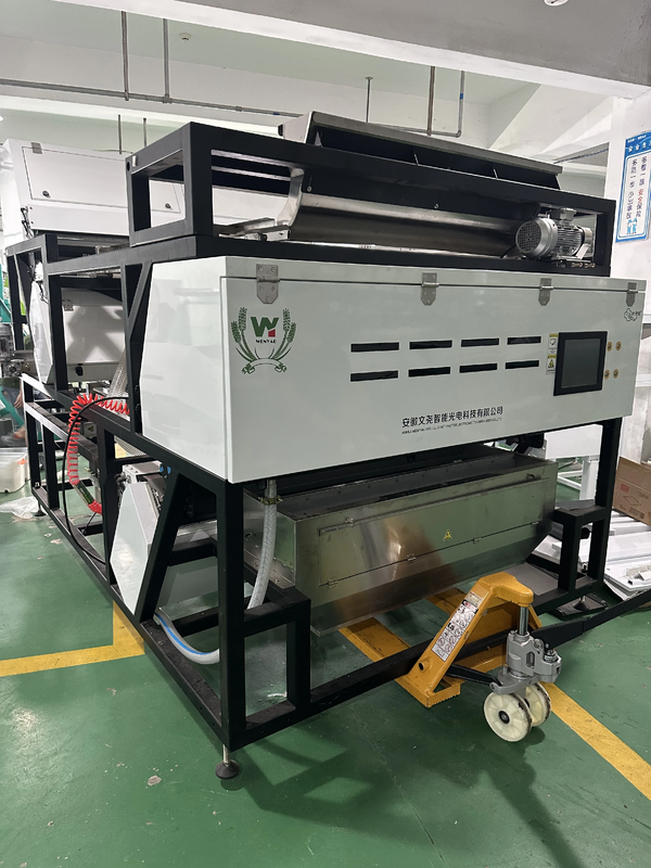 Sortador automático de cores de grãos de quartzo com 99,99% de precisão de triagem e detecção de câmera de dois lados