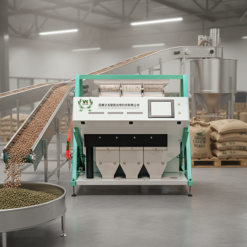 Wenyao Soybean Corn Rice Sugar Coffee Bean Color Sorter Machine New Design Full Automatic Color Sorter Machine