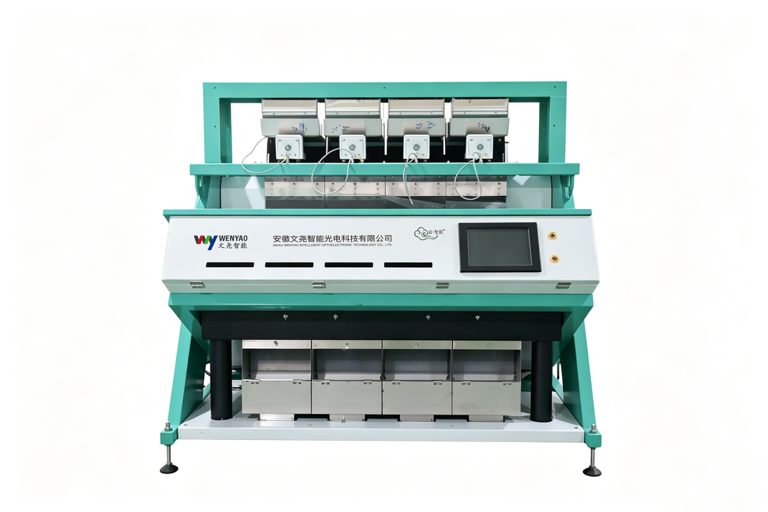 Wenyao Preço competitivo 4 Chute AI Máquina de triagem de cor de arroz Máquina de triagem de cor Sensor de triagem de cor Máquina de triagem de arroz