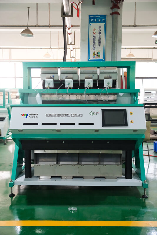 Wenyao Preço competitivo 4 Chute AI Máquina de triagem de cor de arroz Máquina de triagem de cor Sensor de triagem de cor Máquina de triagem de arroz