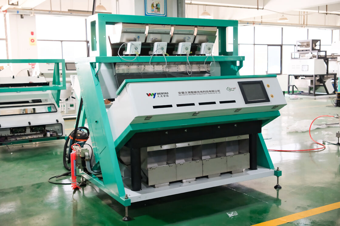Wenyao Preço competitivo 4 Chute AI Máquina de triagem de cor de arroz Máquina de triagem de cor Sensor de triagem de cor Máquina de triagem de arroz