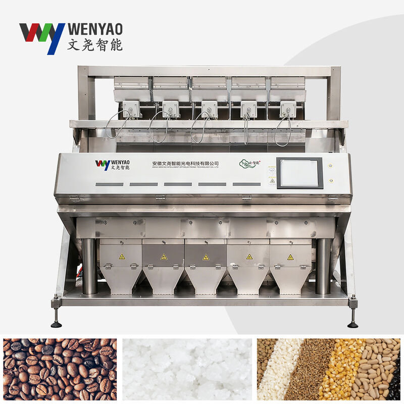 WENYAO Máquina Inteligente de Seleção de Cores Totalmente em Aço Inoxidável 304/316 Classificador de Cor de Sal Removendo Impurezas