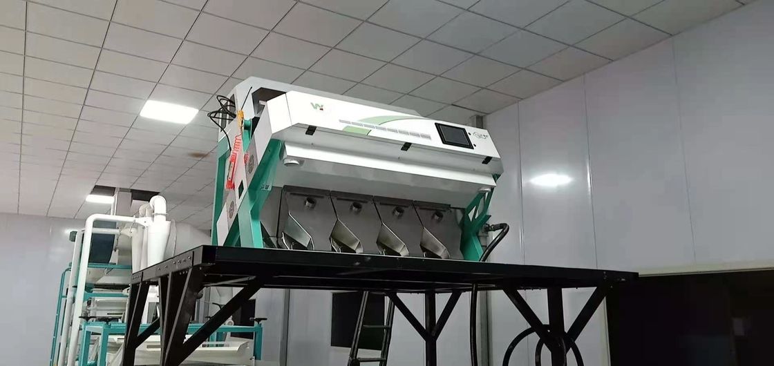 Rampas do feijão 4 da grão do arroz de WENYAO Color Sorter Machine For