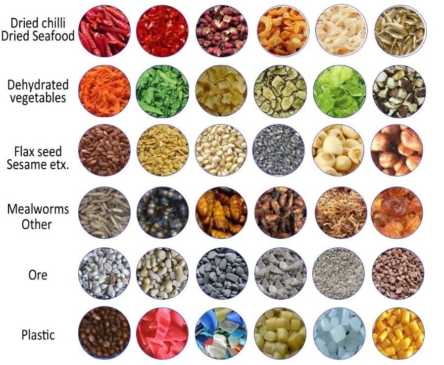 WENYAO Parâmetros ajustáveis de triagem de alta velocidade para linhas de triagem de grãos