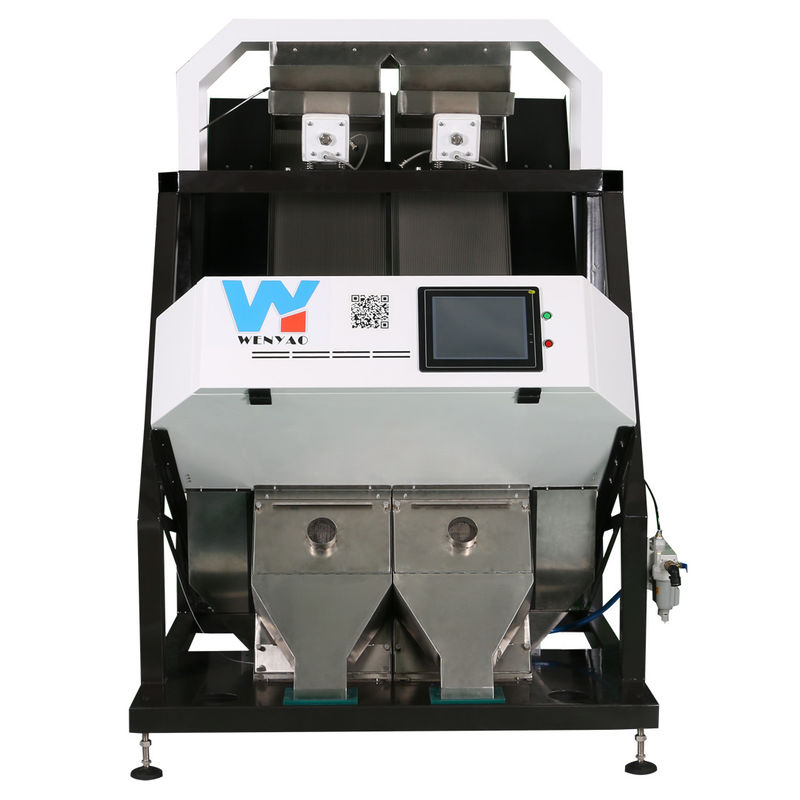 A máquina do classificador da cor de 128 feijões brancos do de alta capacidade dos canais, feijões roxos defeituosos colore a máquina do classificador