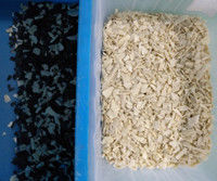 Os grânulo plásticos Multi-funcionais dos flocos do ANIMAL DE ESTIMAÇÃO do PVC dos PP do ABS colorem o classificador que recicla a máquina de classificação plástica da cor