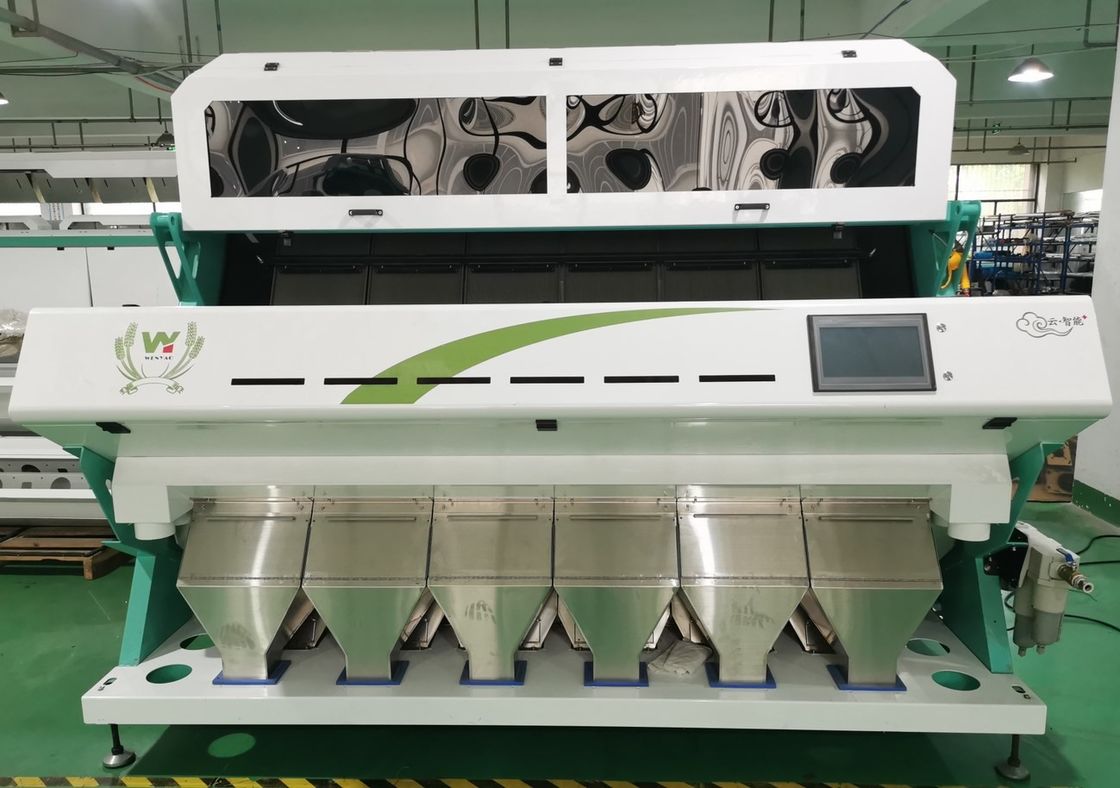 classificador Multifunction da cor 1100kgs, classificador da cor do cereal do painço com ejetor do metal