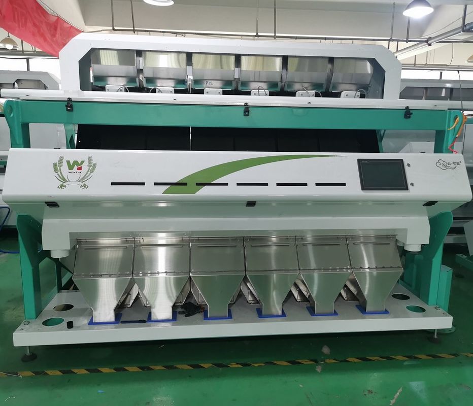 Chili Seed Color Sorter agrícola 6 rampas 384 canais