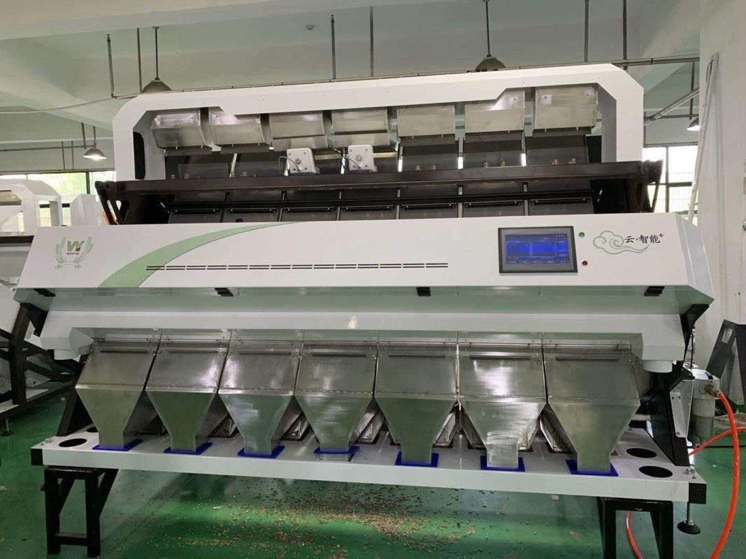 sistema do processamento de imagens de Sacha Inchi Color Sorter Advanced da rampa 7T/h 7