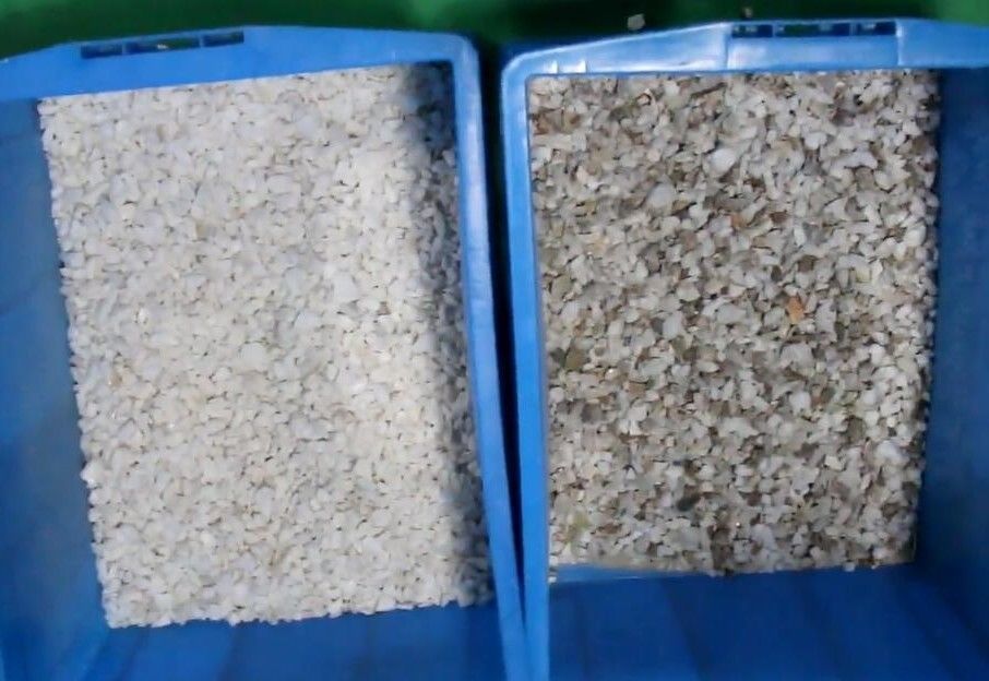 As rampas datilografam a máquina de classificação mineral 5400 pixéis para a pedra de quartzo
