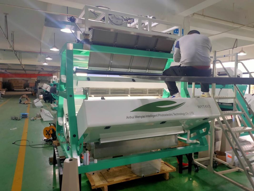 Capacidade de WENYAO Tea Sorting Machine High com o sensor do CCD do diodo emissor de luz