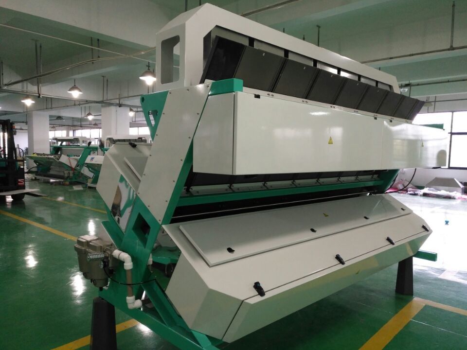 Máquina branca do classificador da cor do sésamo do sensor do CCD de Toshiba para pontos pretos