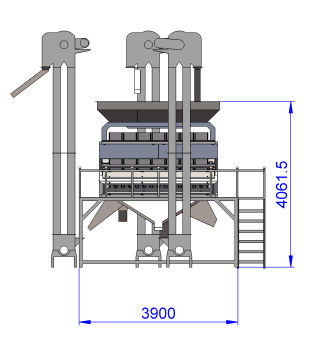 240V 50Hz Mung MultiFunction Bean Color Sorter Machine 7 rampas