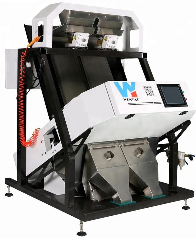Classificação seca do camarão do RGB Nir Sensor Color Sorter For da eficiência elevada