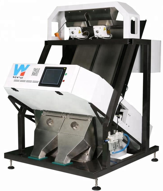 Classificação seca do camarão do RGB Nir Sensor Color Sorter For da eficiência elevada