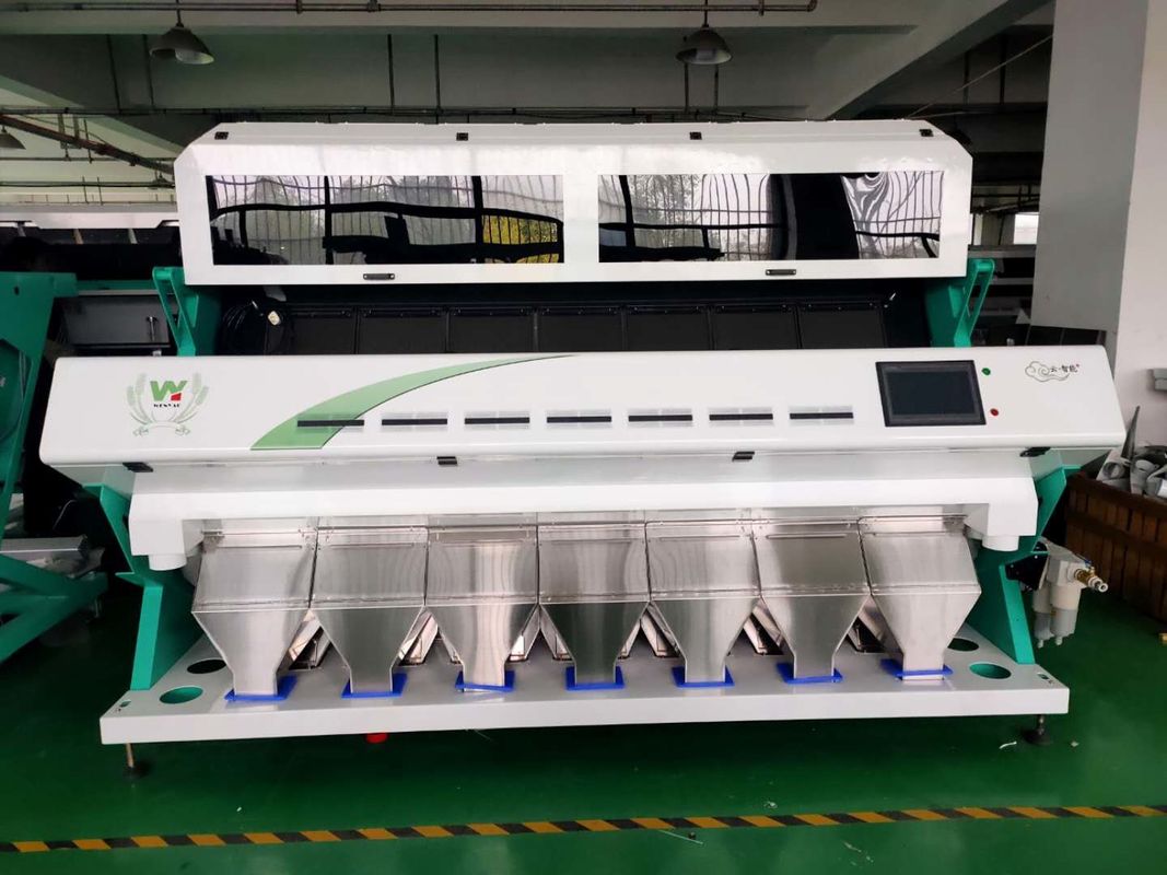 Máquina do classificador da cor da semente de 7 rampas para a linha de processamento do cardamomo