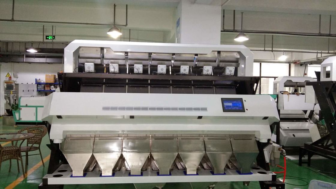 Máquina do classificador da cor da semente de 7 rampas para a linha de processamento do cardamomo