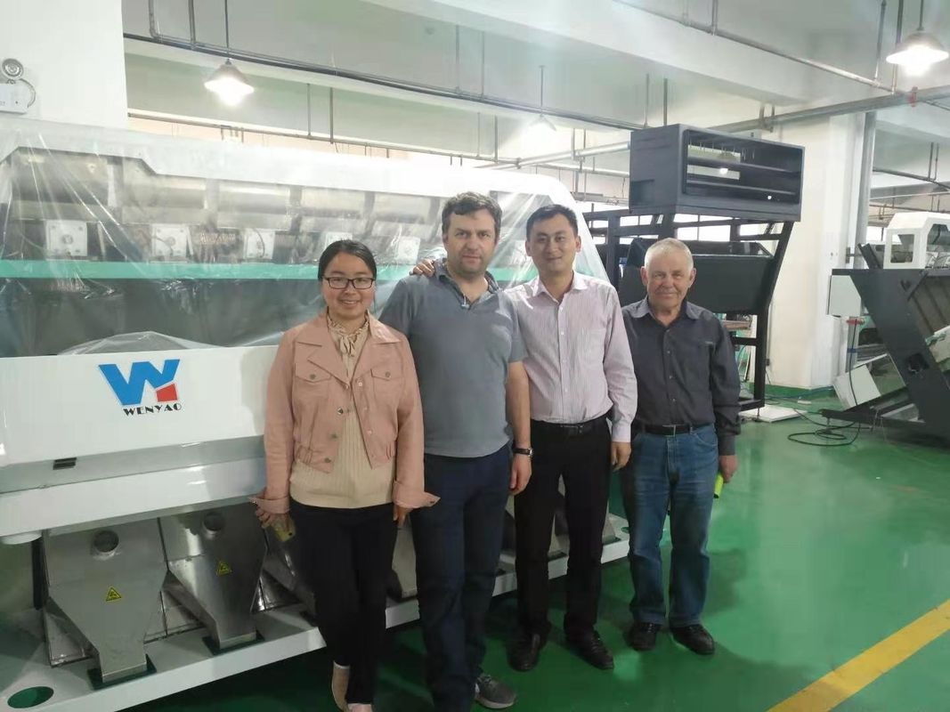 Máquina do classificador da cor da semente de 7 rampas para a linha de processamento do cardamomo