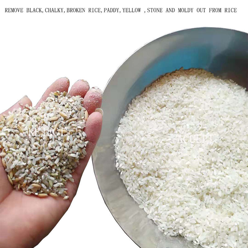 Máquina de classificação ótica da cor do arroz do CCD de 192 canais para o moinho de arroz