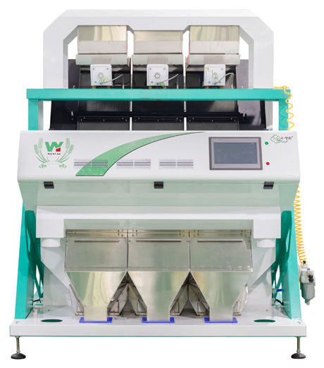 3 imagem latente do classificador 3000kg/H Toshiba HD da cor do CCD dos feijões de soja das rampas