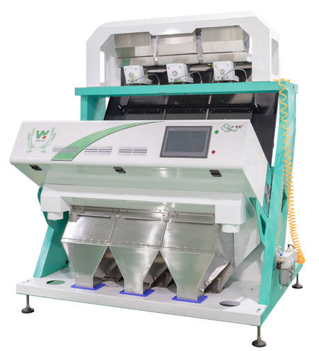 3 imagem latente do classificador 3000kg/H Toshiba HD da cor do CCD dos feijões de soja das rampas