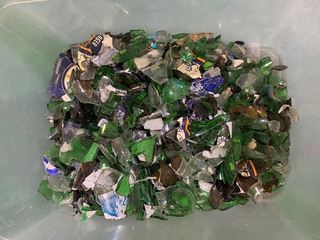 256 canais Máquina de classificação de vidro de reciclagem Tipo de cinto Classificador de cores
